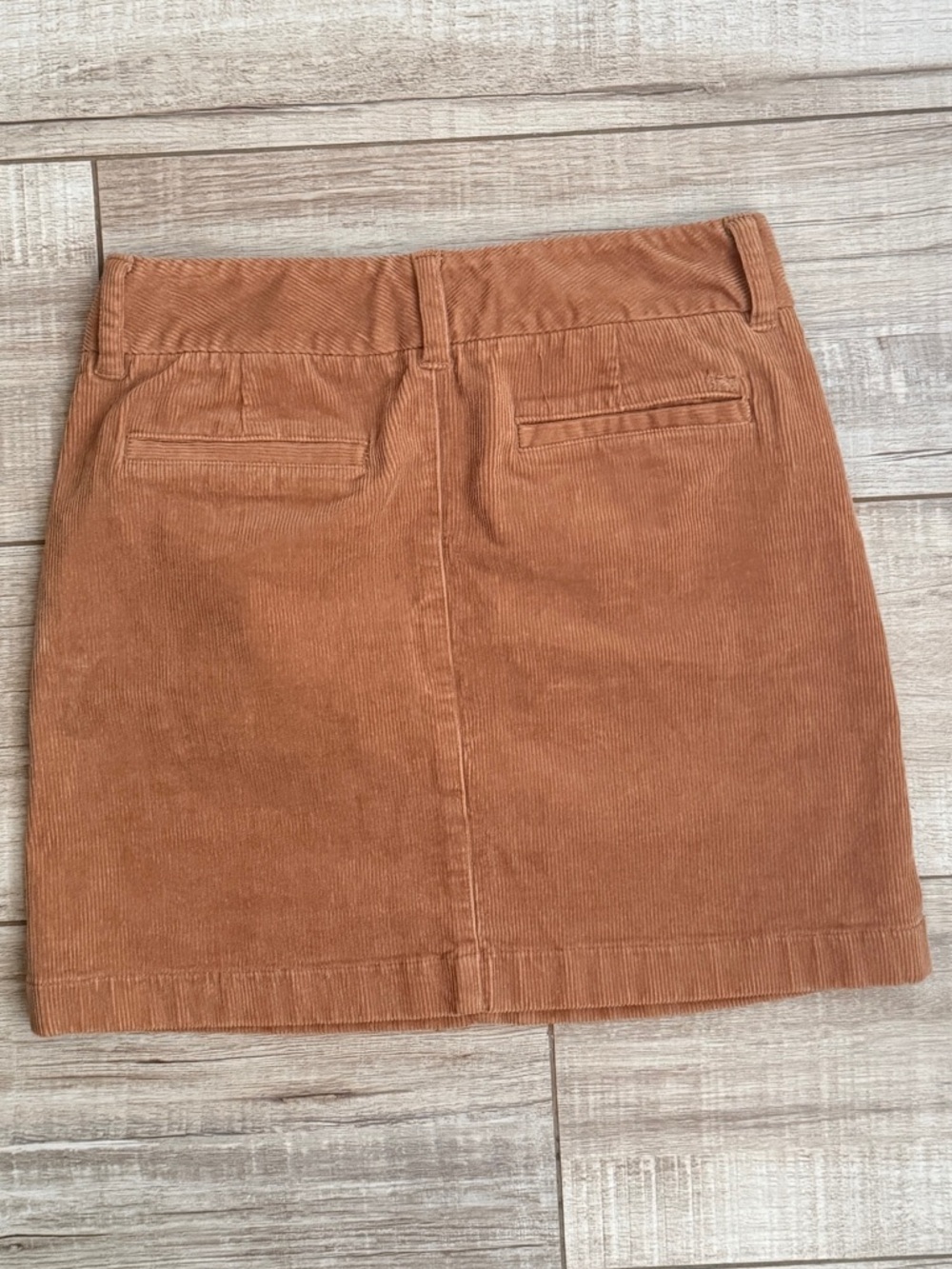 Vineyard Vines Camel Corduroy Mini Skirt 0 Retro 2018 Preppy Neutral - Picture 3 of 9